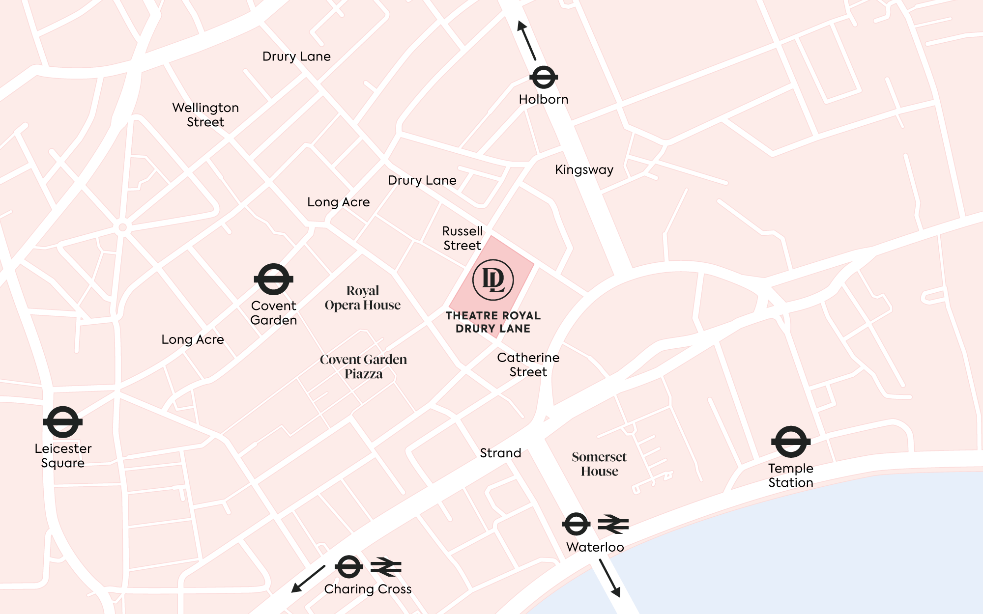 Location map for The Lane